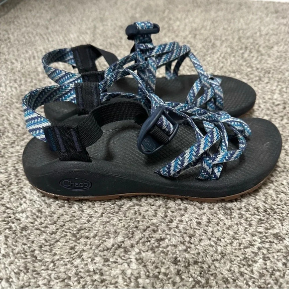 Chaco Sandal Women’s Z / Cloud X2 Blue Pattern Size 7. - Picture 2 of 4